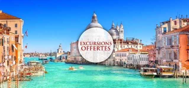 Croisière Les trésors de Venise - Forfait toutes excursions OFFERT**
